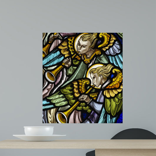 Angels Making Music Wall Mural
