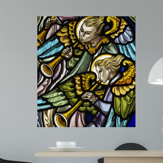 Angels Making Music Wall Mural