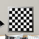 Chess Board Grey Gradient Wall Mural