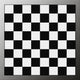 Chess Board Grey Gradient Wall Mural