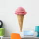 strawberry ice cream Wall Decal