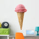 strawberry ice cream Wall Decal