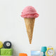 strawberry ice cream Wall Decal