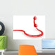 Red Phone Wall Decal