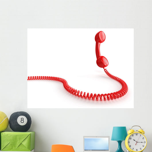 Red Phone Wall Decal