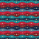 Seamless Pattern With Waves and Dots Wall Mural