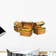 Three Wooden Boxes with