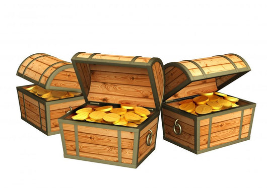 Three Wooden Boxes with