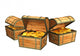 Three Wooden Boxes with