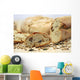 organic bread with various seeds and cereals Wall Mural
