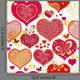 Seamless Valentine Pattern Wall Decal