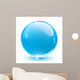 Crystal Sphere Blue Wall Decal