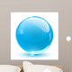 Crystal Sphere Blue Wall Decal
