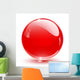 Crystal Sphere Red Wall Decal