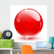 Crystal Sphere Red Wall Decal