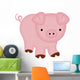 Cute Piggy Wall Decal