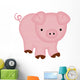 Cute Piggy Wall Decal