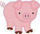 Cute Piggy Wall Decal
