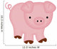 Cute Piggy Wall Decal
