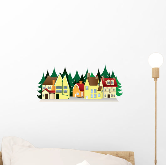 Netherland Houses with Forrest