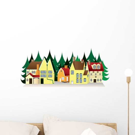 Netherland Houses with Forrest