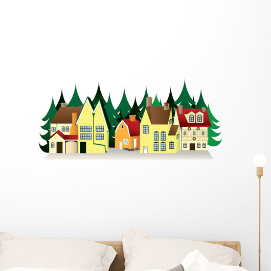 Netherland Houses with Forrest