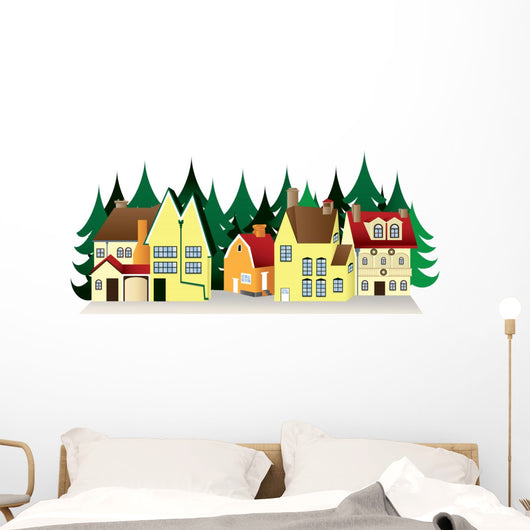 Netherland Houses with Forrest