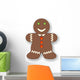 121126 Gingerbread Man Xmas Christmas Wall Decal
