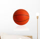 Basket and basketball the world favorite sports isolated Wall Decal