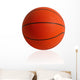 Basket and basketball the world favorite sports isolated Wall Decal