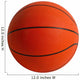 Basket and basketball the world favorite sports isolated Wall Decal