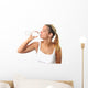 Woman Fitness Water Wall Decal
