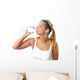 Woman Fitness Water Wall Decal