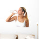 Woman Fitness Water Wall Decal