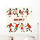 Soccer Kick off Cartoon