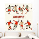 Soccer Kick off Cartoon