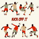 Soccer Kick off Cartoon