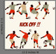 Soccer Kick off Cartoon