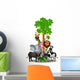 cartoon safari animal Wall Decal