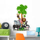 cartoon safari animal Wall Decal