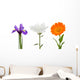 Flowers collection Wall Decal