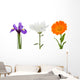 Flowers collection Wall Decal
