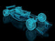 Formula One Mesh Wall Mural