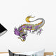 Robot Cyborg Dragon Vector Illustration Art Wall Decal