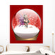 Christmas Snow Globe with Fairy Wall Mural