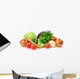 Vegetables White Wall Decal