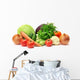 Vegetables White Wall Decal
