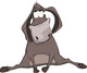 The little burro. Cartoon Wall Decal