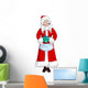 Mrs. Santa Claus Holding Wall Decal