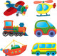 Cartoon Transport Vector Set